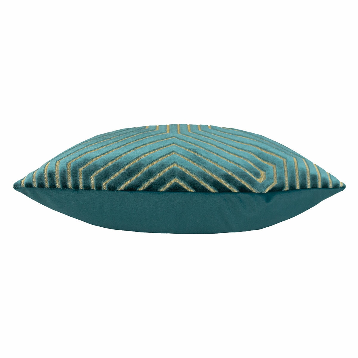 Paoletti Evoke Blue Velvet Feather Fill Cushion 2 Pack, 45 x 45 cm