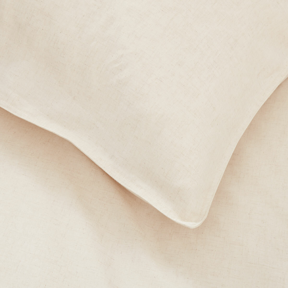 Panda Bamboo & French Linen Natural Duvet Cover Set in 3 Sizes Panda Bamboo & French Linen Natural Duvet Cover Set in 3 Sizes