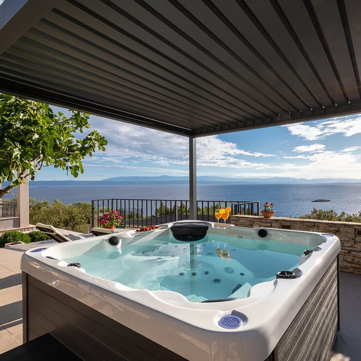 Platinum Spas Trident 40-Jet 5 Person Hot Tub - Delivered and Installed