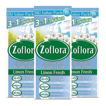 Zoflora Concentrated Disinfectant, 3 x 500ml