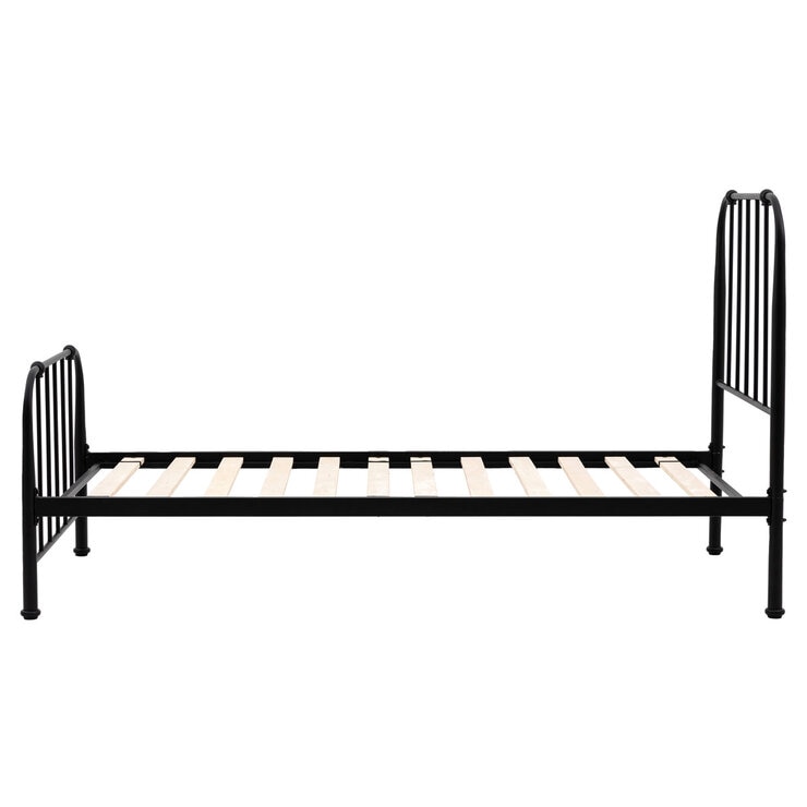 Gallery Loughton Black Metal Bed Frame, Single