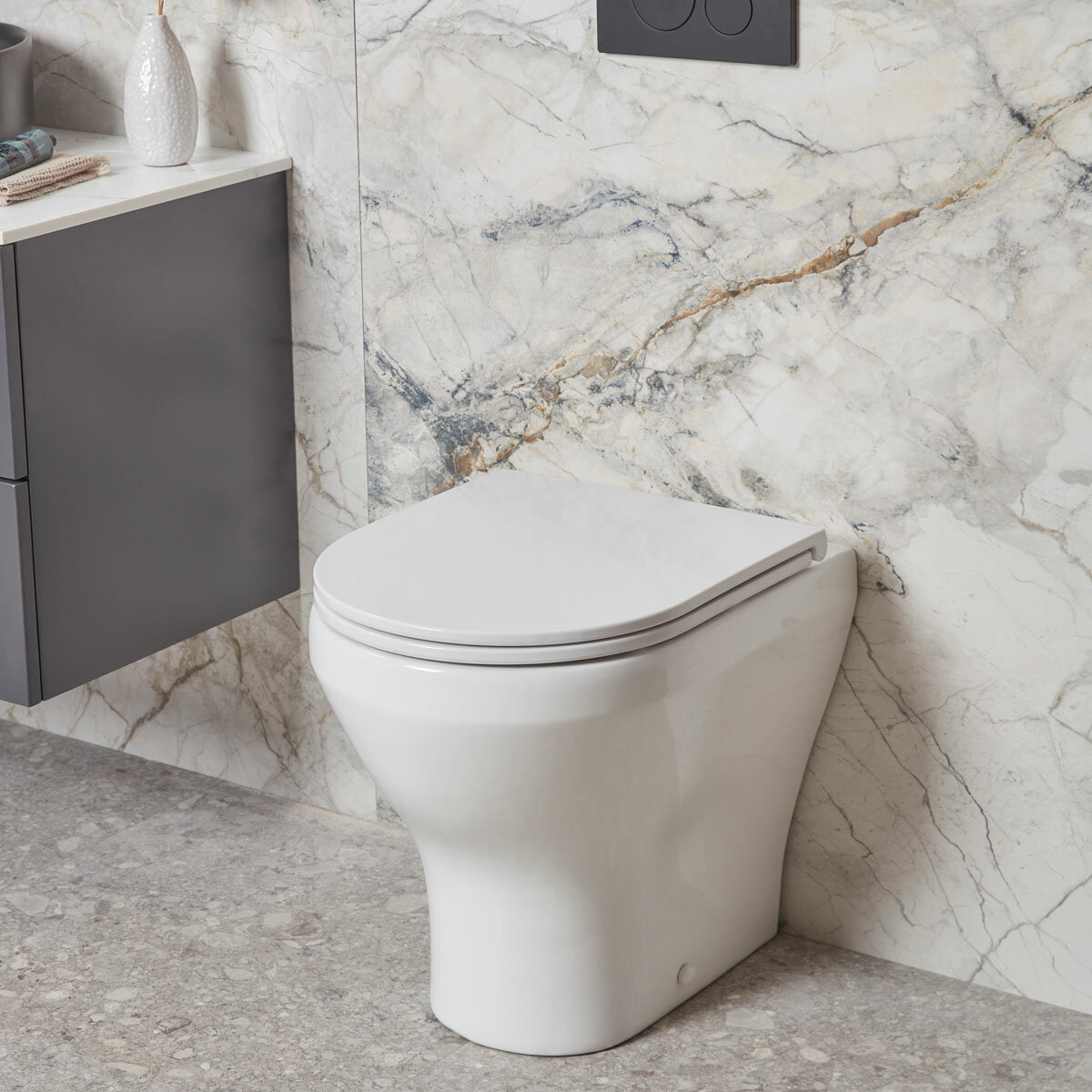Tavistock Lindo Back To Wall Toilet With Pan And Seat