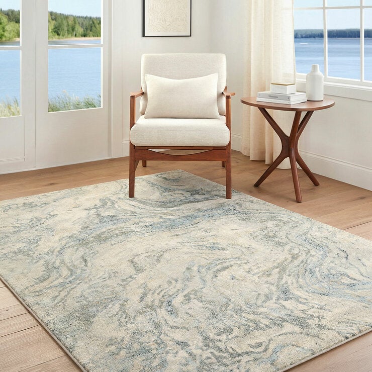 Livabliss Avellino Blue Rug, In 2 Sizes Livabliss Avellino Blue Rug, In 2 Sizes