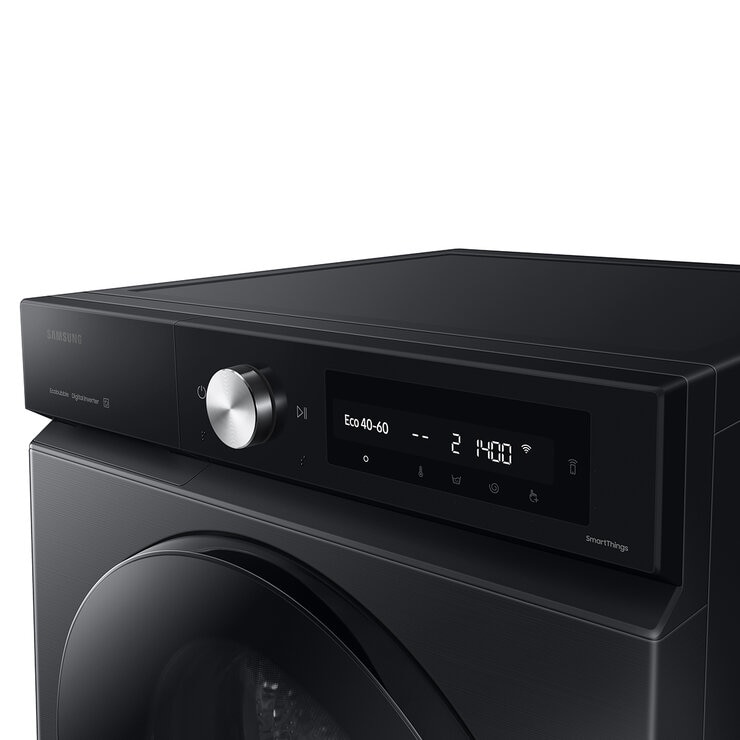 Samsung Series 7 WW90DB7U94GBU1, 9kg Smart Washing Machine, A Rated in Black