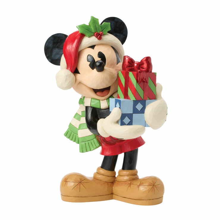 Holiday Mickey with Presents Statue