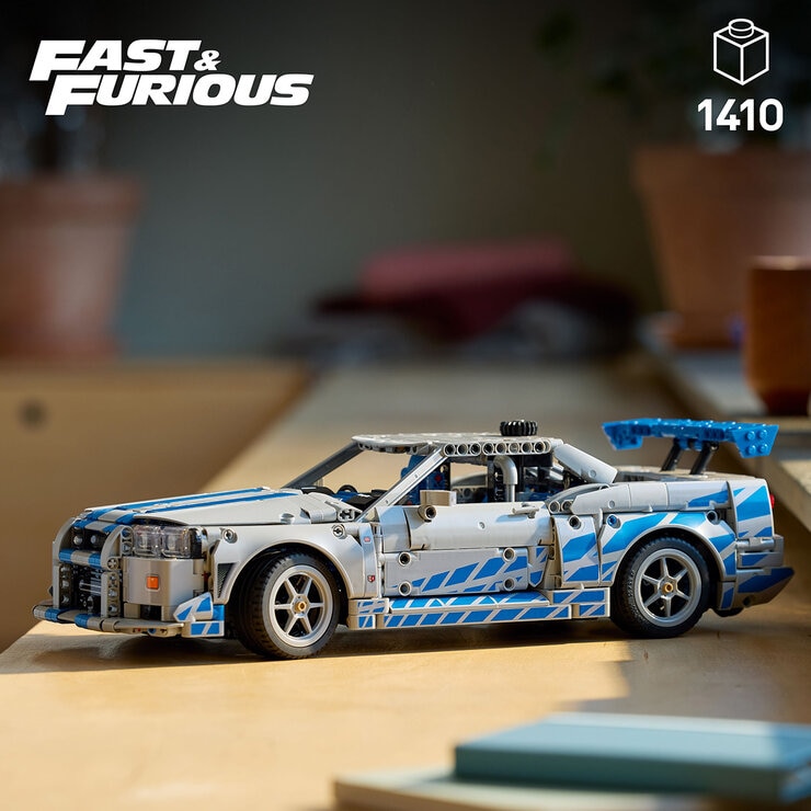 LEGO Technic 2 Fast 2 Furious Nissan Skyline GT-R (R34) Car - Model 42210 (18+ Years)