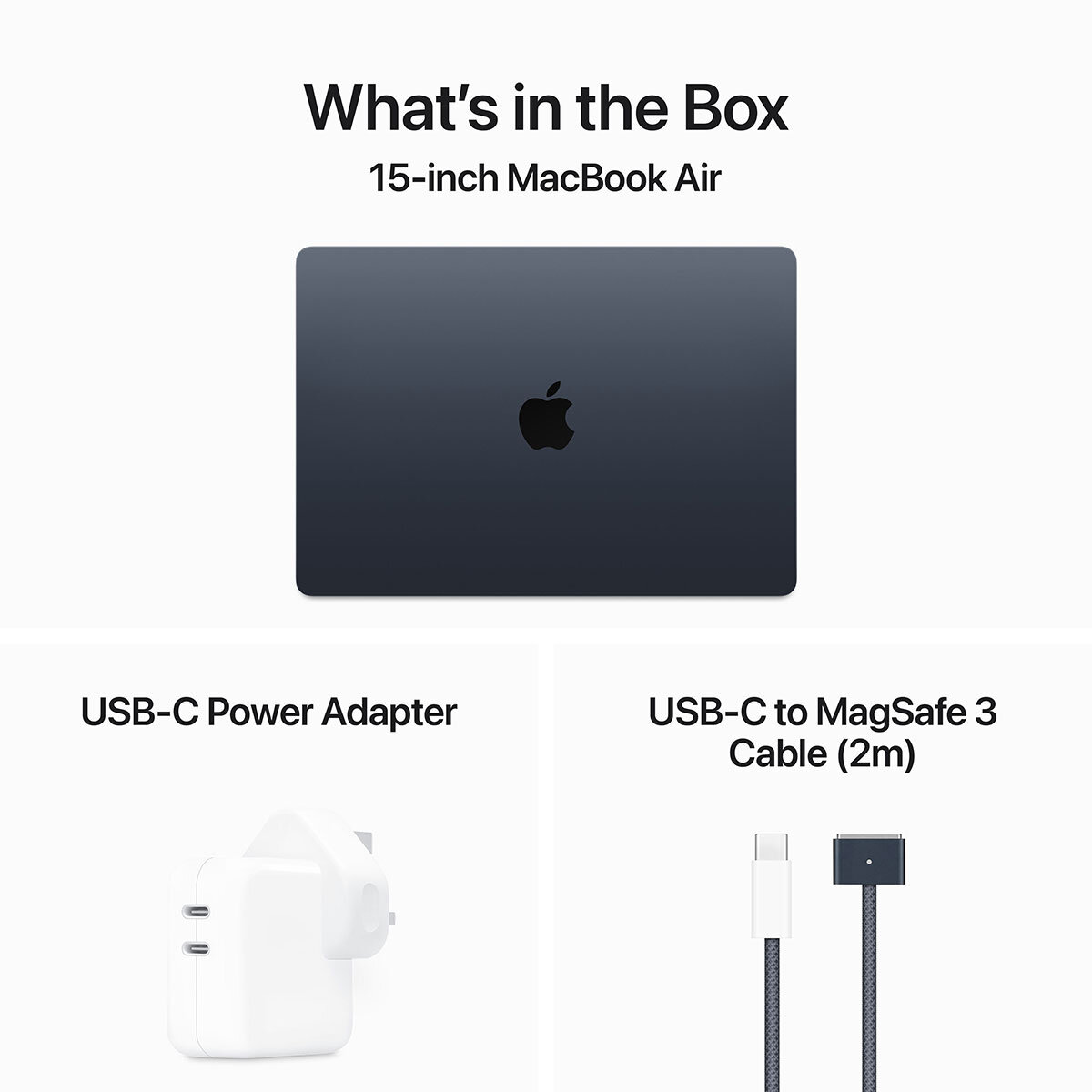 Buy Apple MacBook Air 2024, Apple M3 Chip, 16GB RAM,256GB SSD, 15.3 Inch in Midnight, MRYU3B/A at costco.co.uk