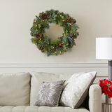 Buy 24" Greenery Wreath Lifestyle2 Image at Costco.co.uk