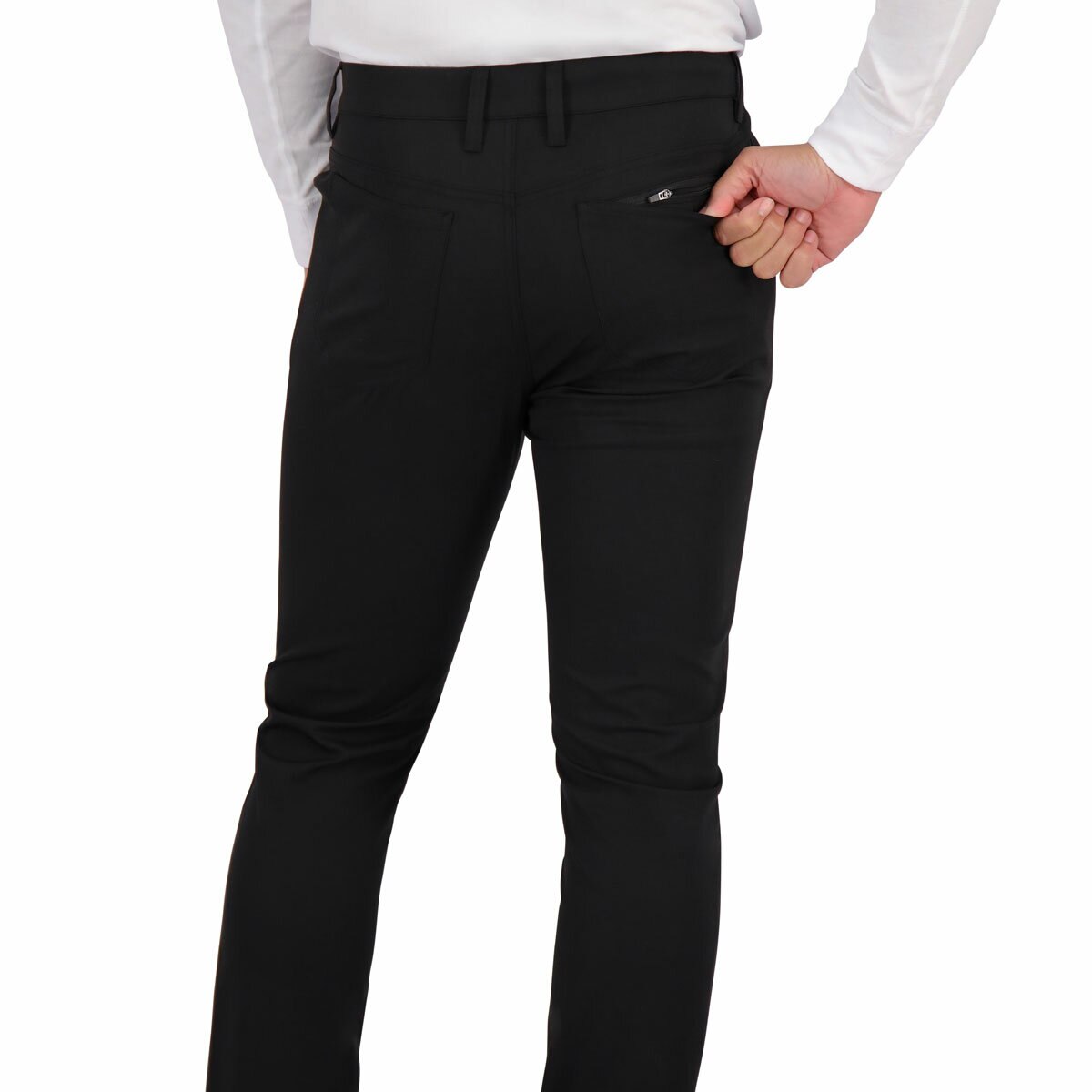 Kirkland Signature Men's 5 Pocket Pant in Black