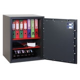 Cut out image of safe with door open