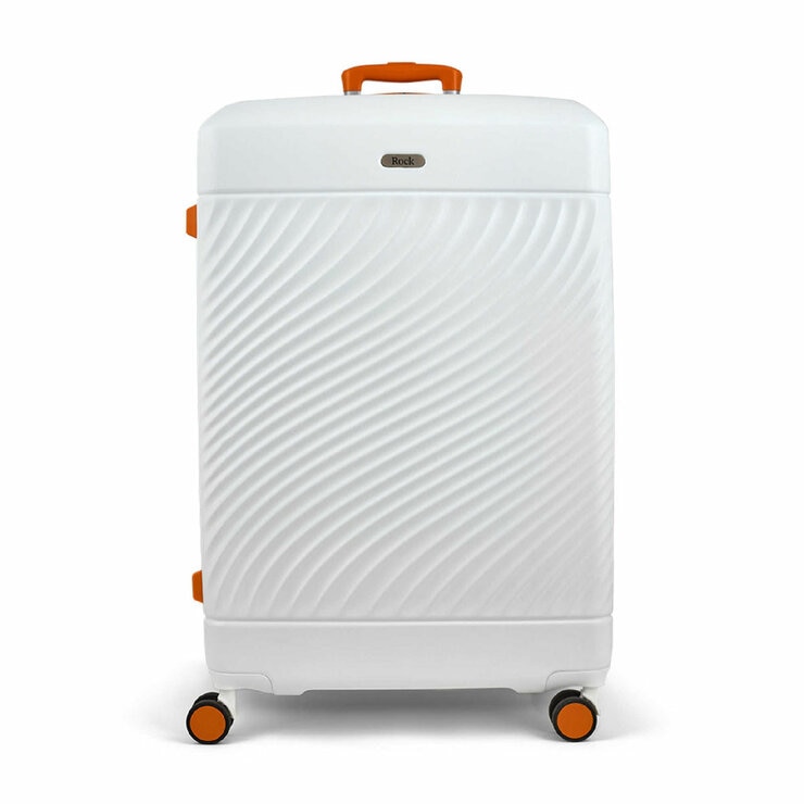 ROCK Love Island Large Suitcase White / Orange ROCK Love Island Large Suitcase White / Orange