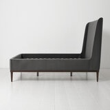 Swyft Bed 02 Charcoal Grey Velvet Bed Frame, King