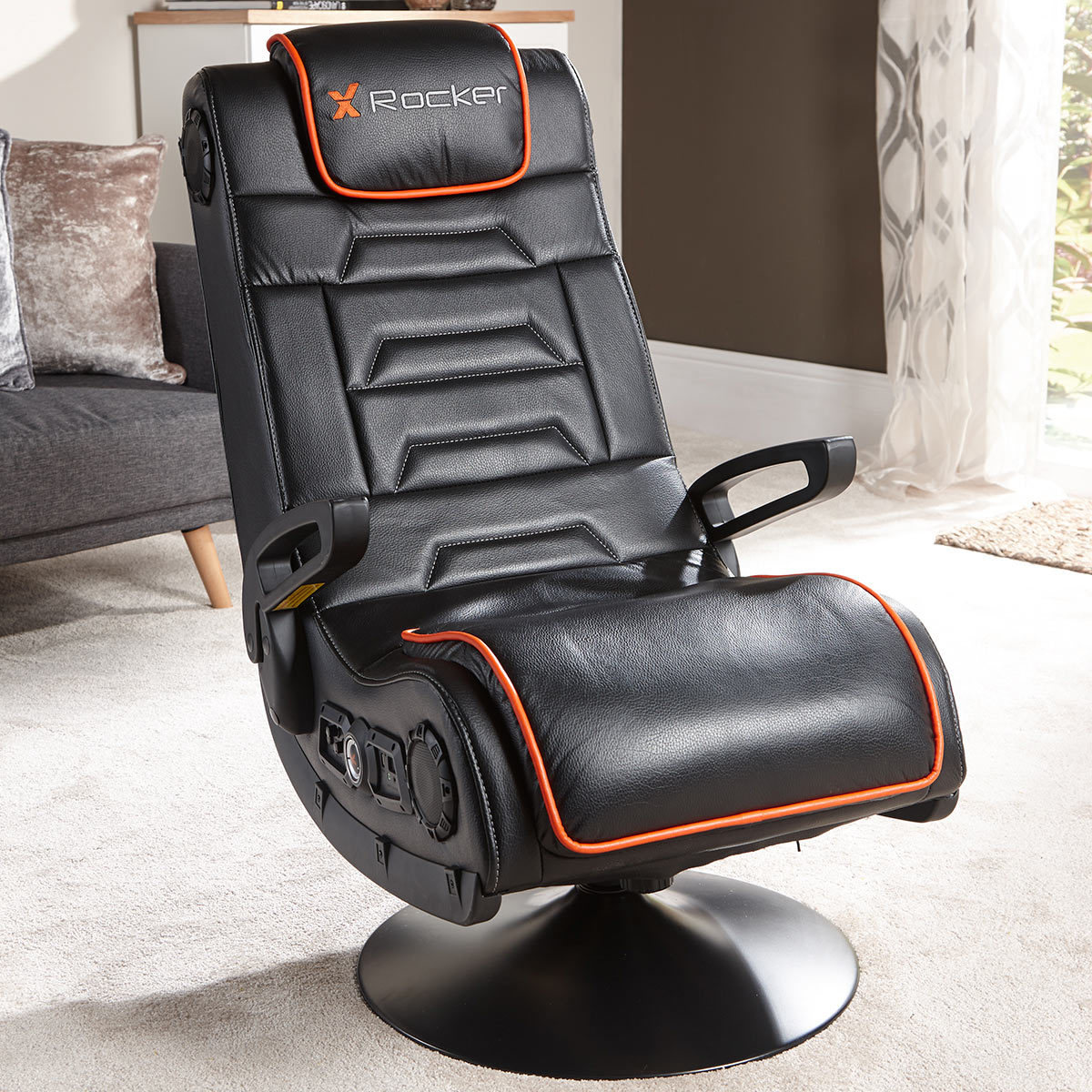 X Rocker Gaming Chair WITH Built In Bluetooth Speakers