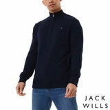Jack Wills Men's Funnel Neck 1/2 Zip Sweater Jack Wills Men's Funnel Neck 1/2 Zip Sweater