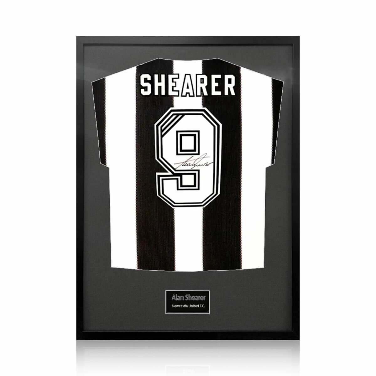 Alan Shearer Signed Newcastle Shirt Football Shirt in Black Alan Shearer Signed Newcastle Shirt Football Shirt in Black