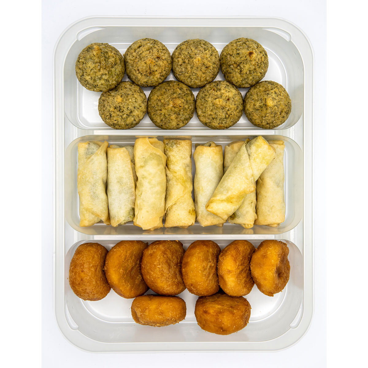 900g Plastic tray pack of Mediterranean Selection Pack without packaging sleeve
