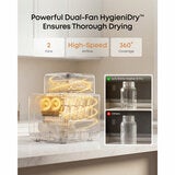 Lifestyle image showing dual fan hygienidry