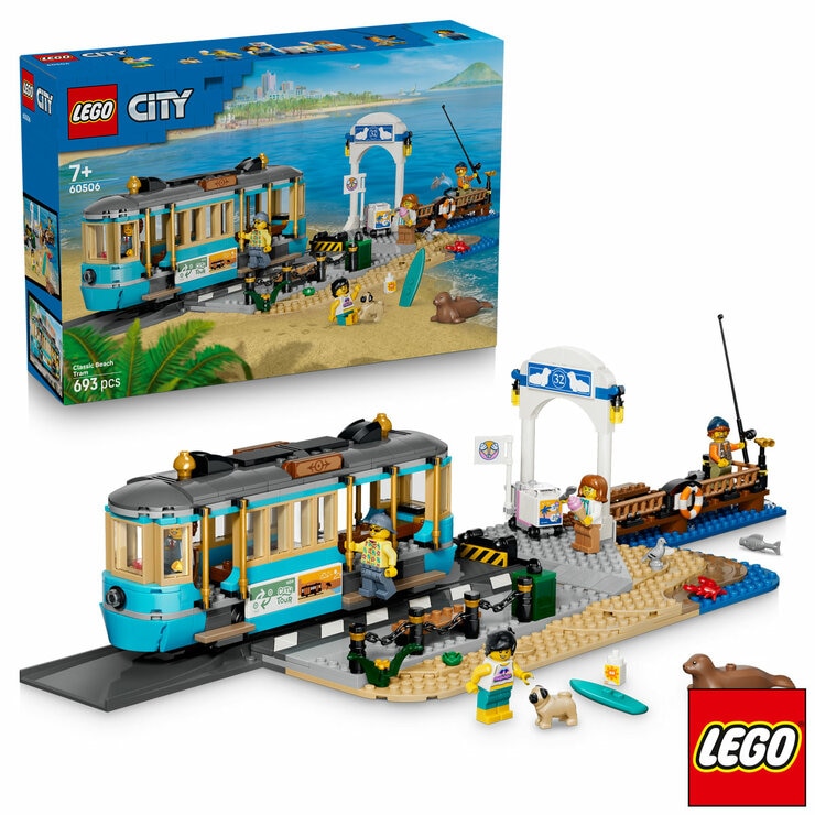 LEGO City Classic Beach Streetcar - Model 60506 (7+ Years) LEGO City Classic Beach Streetcar - Model 60506 (7+ Years)