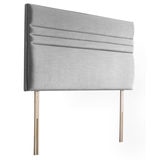 Silentnight Roma Slate Grey Fabric Headboard, Single