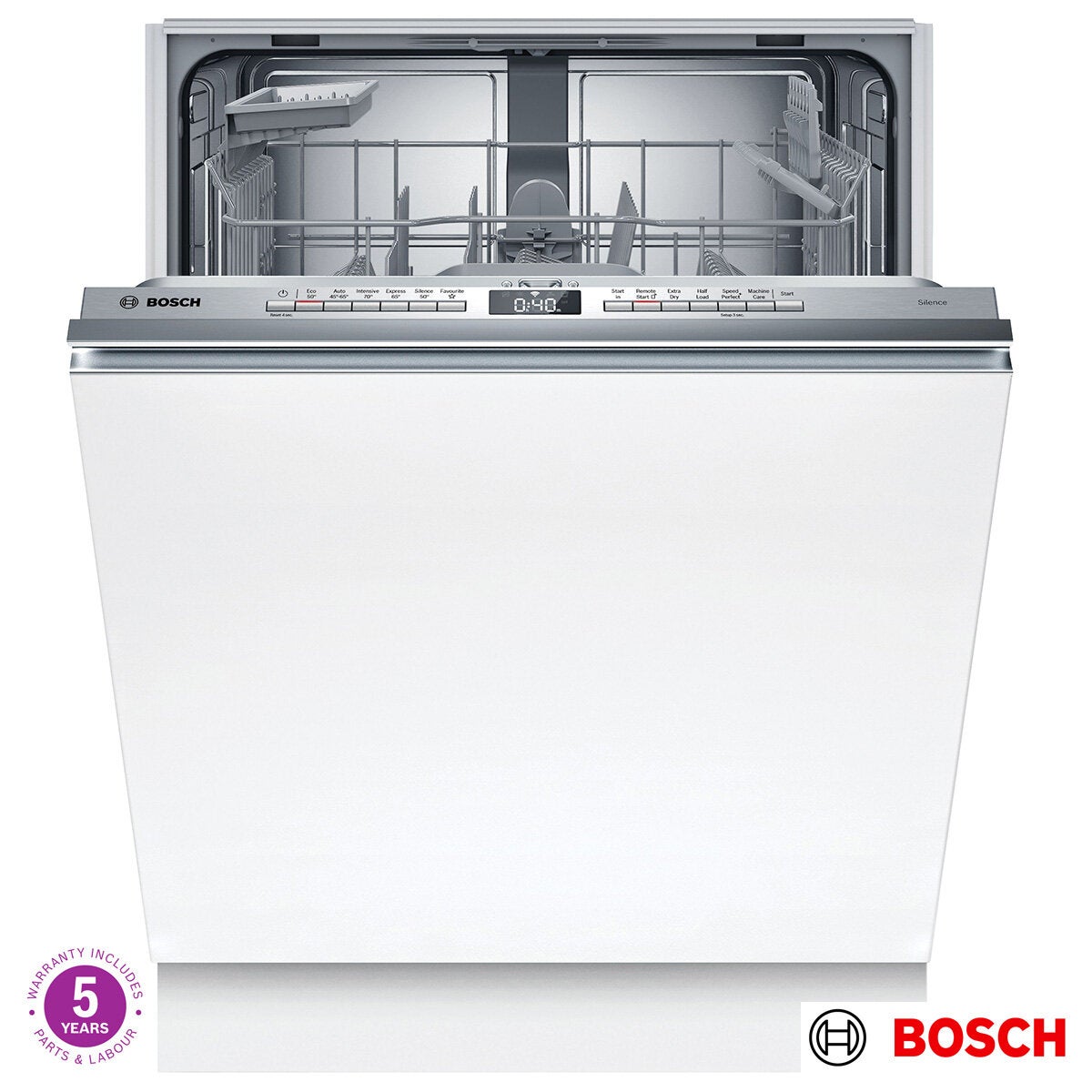 Bosch SMH4HTX11G Series 4 Fully Integrated Dishwasher, 13 Place Setting, C Rated Bosch SMH4HTX11G Series 4 Fully Integrated Dishwasher, 13 Place Setting, C Rated