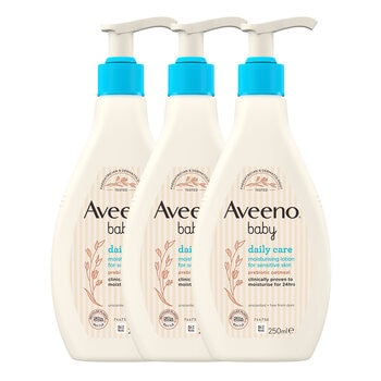 Aveeno Baby Daily Lotion, 3 x 400ml