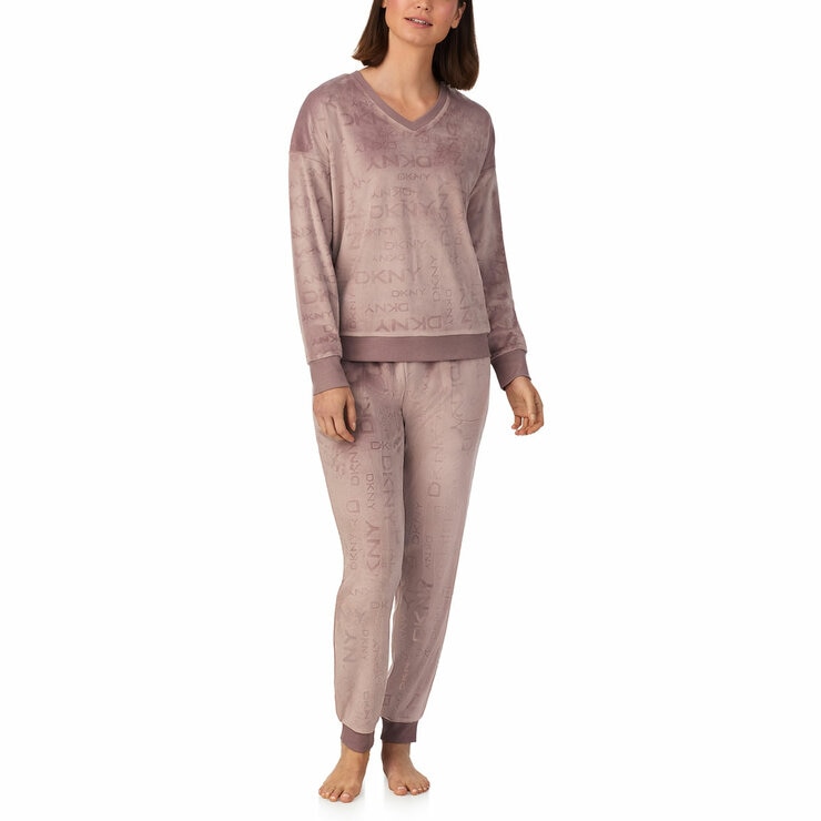 DKNY Velour Lounge Set
