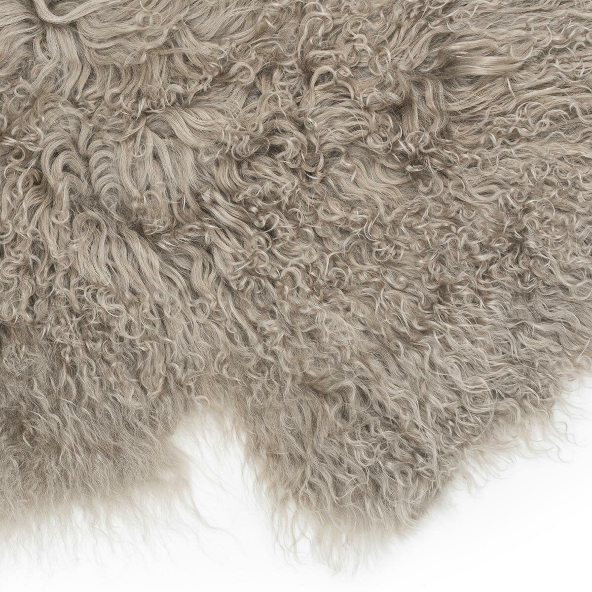 Bowron Tibetan Sheepskin Rug in Beige, 60 x 90 cm Bowron Tibetan Sheepskin Rug in Beige, 60 x 90 cm