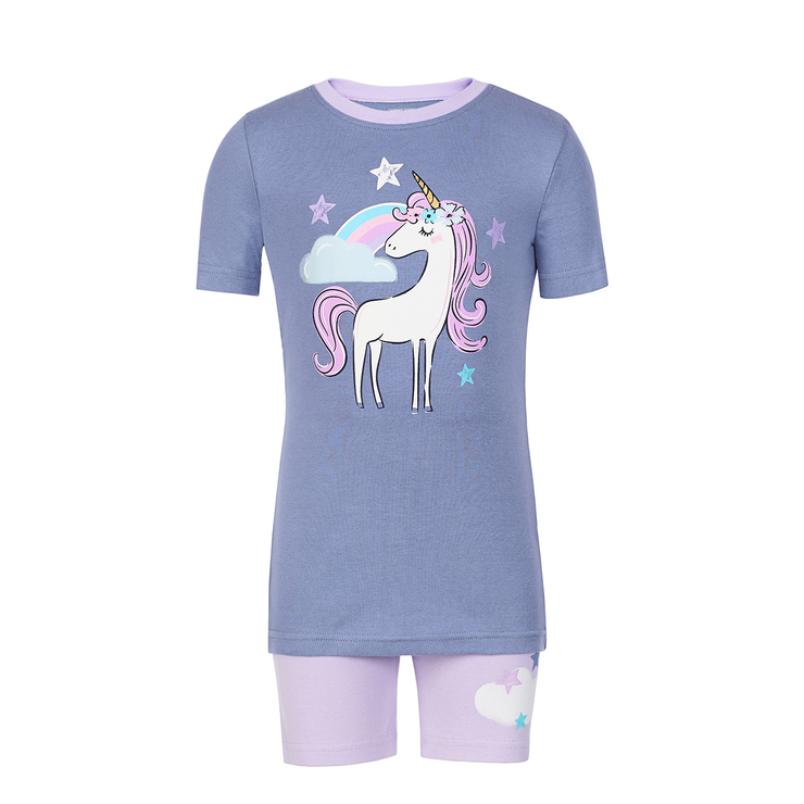 Kirkland Signature Children's Cotton 4 Piece Pyjama Set in Purple, 4 ...