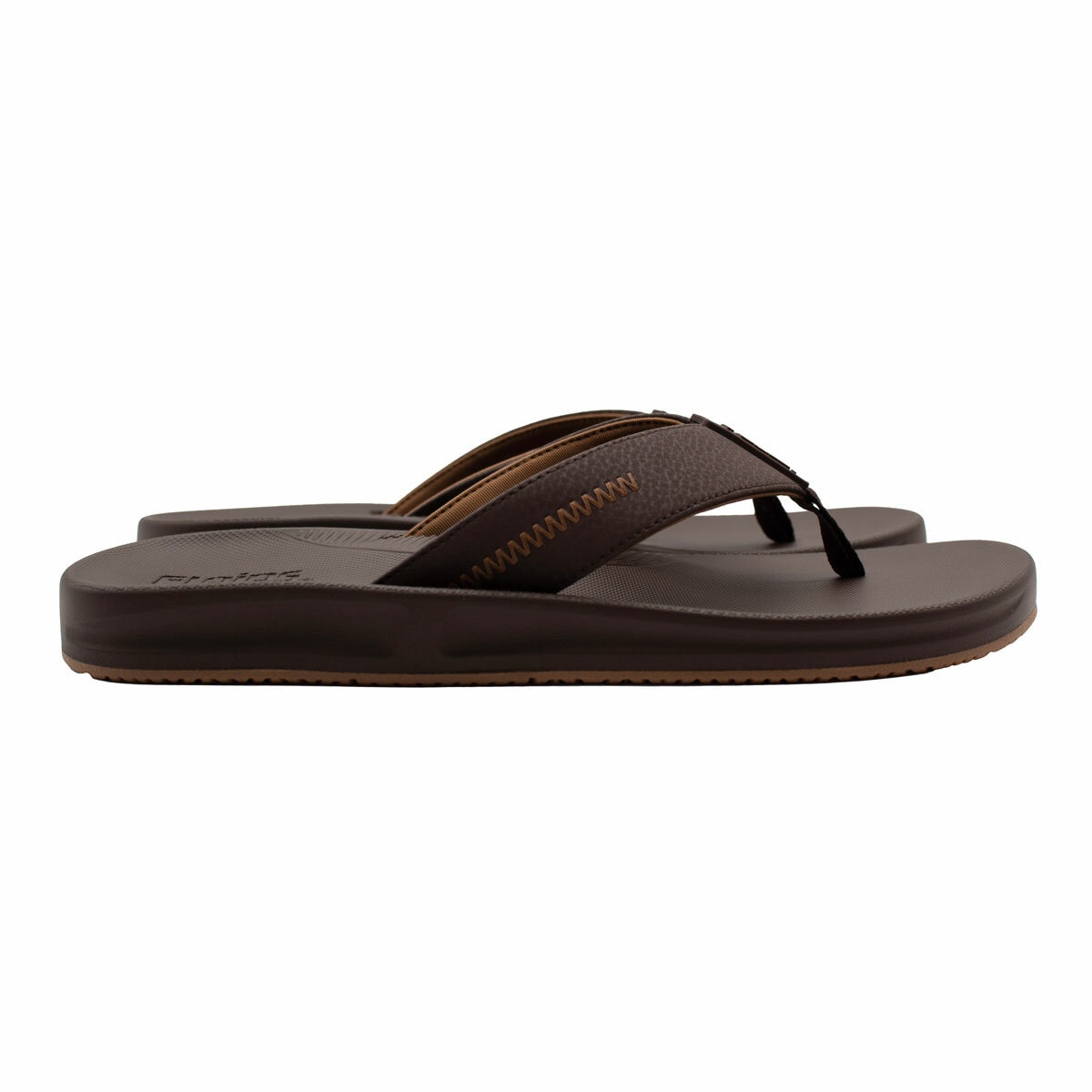 Flojos Mens Eves Flip Flop in Brown