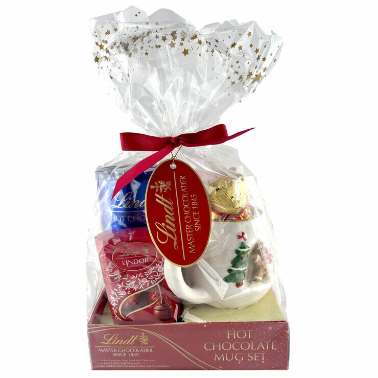 Lindt Hot Chocolate Mug Set - Gingerbread Lindt Hot Chocolate Mug Set - Gingerbread