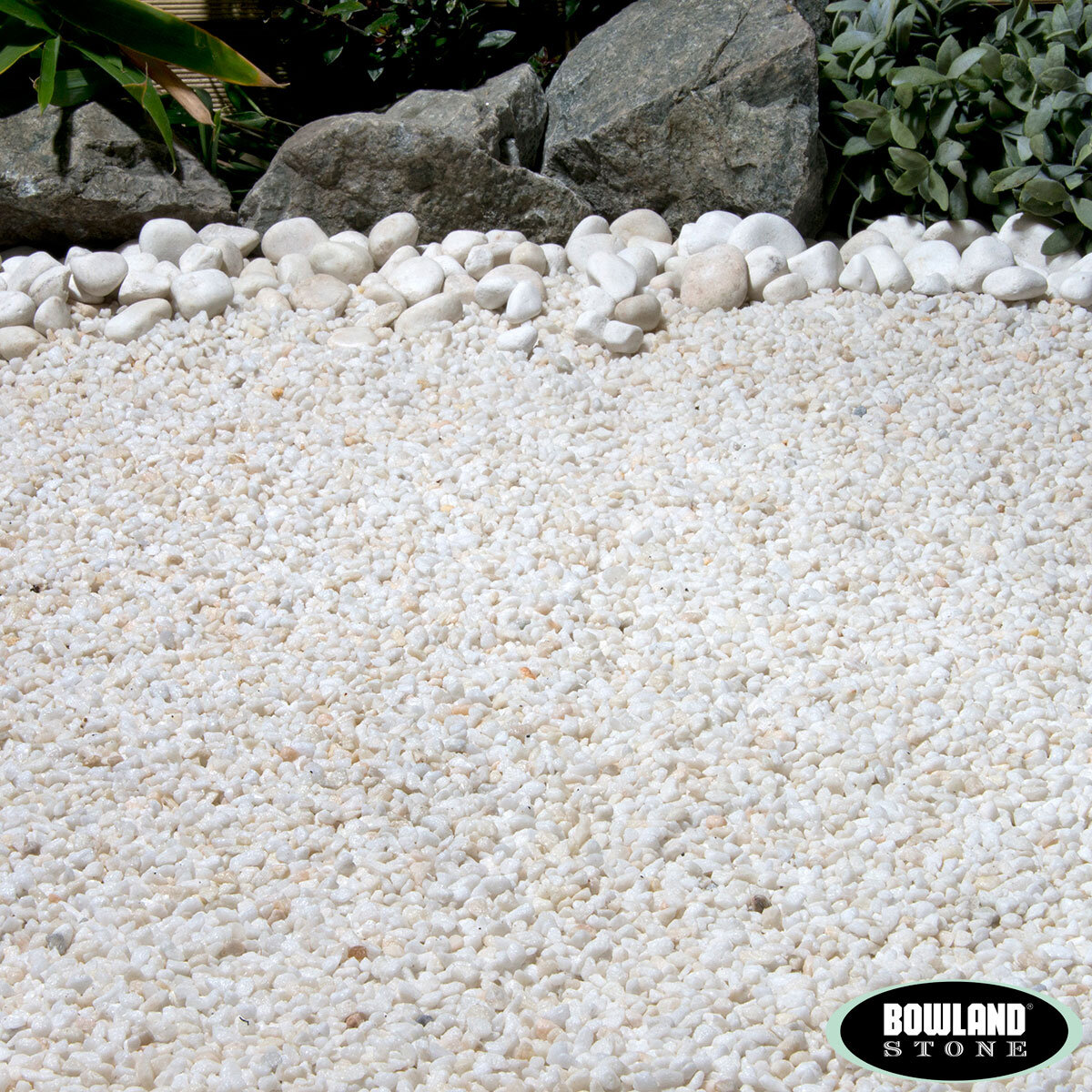 Bowland Stone White Marble 8-11mm
