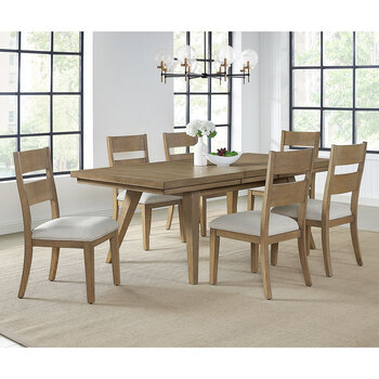Elmwood Extending Dining Table + 6 Chairs, Seats 4-6