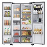 Samsung RH69CG895DS9EU Side by Side Fridge Freezer , D Rated in Silver