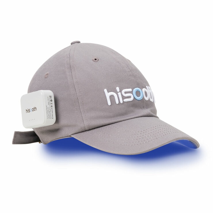 Hisooth H3 Hair Regrowth Scalp Massage Cap with LED Light in Grey, size Large Hisooth H3 Hair Regrowth Scalp Massage Cap with LED Light in Grey, size Large