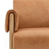Gallery Stratford Brown Leather Armchair