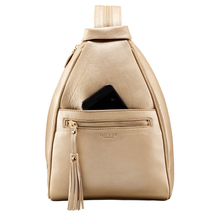 Osprey London Hampstead Leather Rucksack in Gold Costco UK