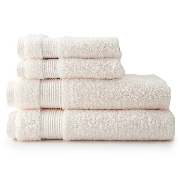Charisma Hygro Cotton Ivory Hand and Wash Towels, 4 Pack Costco UK