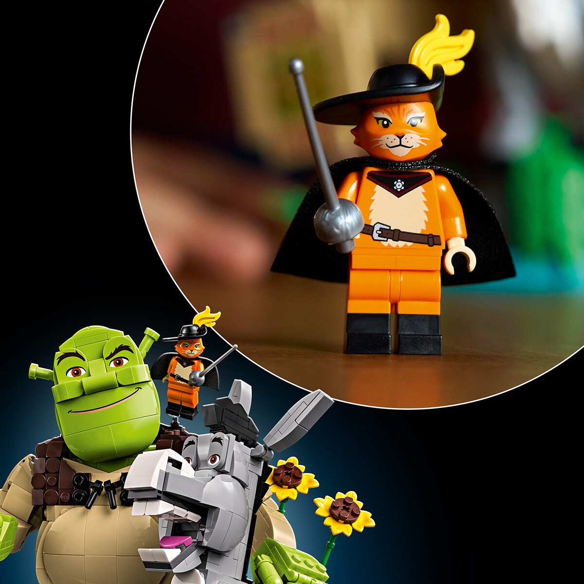 LEGO Shrek Shrek, Donkey & Puss in Boots - Model 72423 (18+ Years)