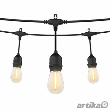 Artika Eclipse 42ft (12.8m) 20 LED Outdoor Solar String Lights Set