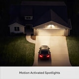 Ring Floodlight Cam (2nd Gen) - Wired - Black Security Camera - Retinal 2K - 2 Pack