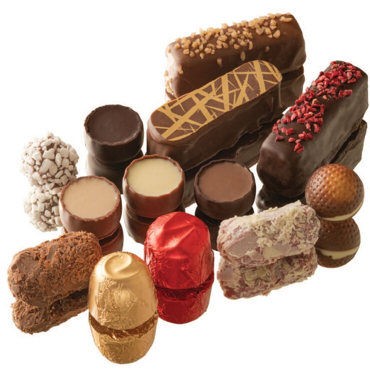 Cut out image of chocolates on white background Cut out image of chocolates on white background