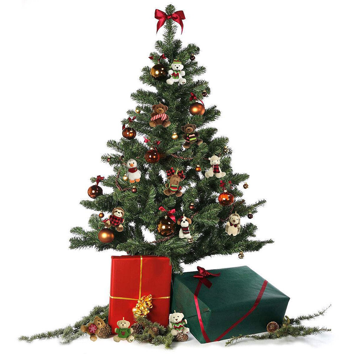 plush christmas tree