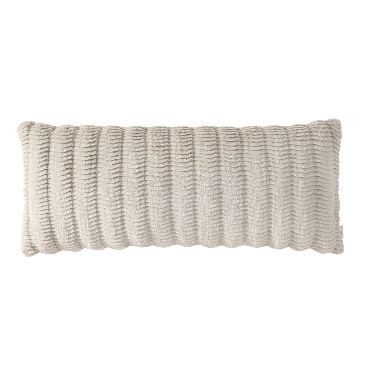 Casual Living Faux Fur Body Pillow in Beige, 50 x 121 cm