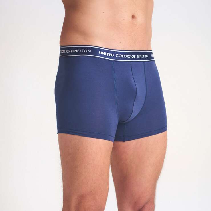 United Colors of Benetton Men's Boxer 6 Pack in Blue