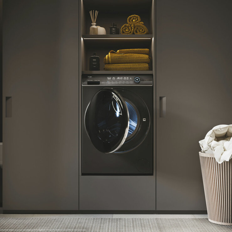 Haier I-Pro 7 Series HW100-B14979S8U1, 10kg, Washing Machine A Rated in Graphite