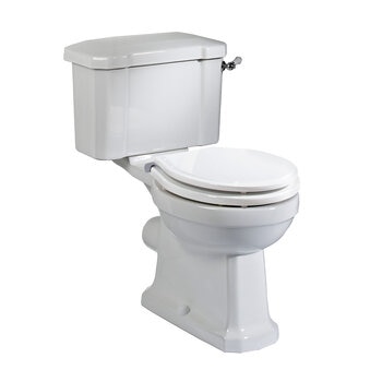 Tavistock Harrogate Close Coupled Toilet with Pan, Seat and Cistern