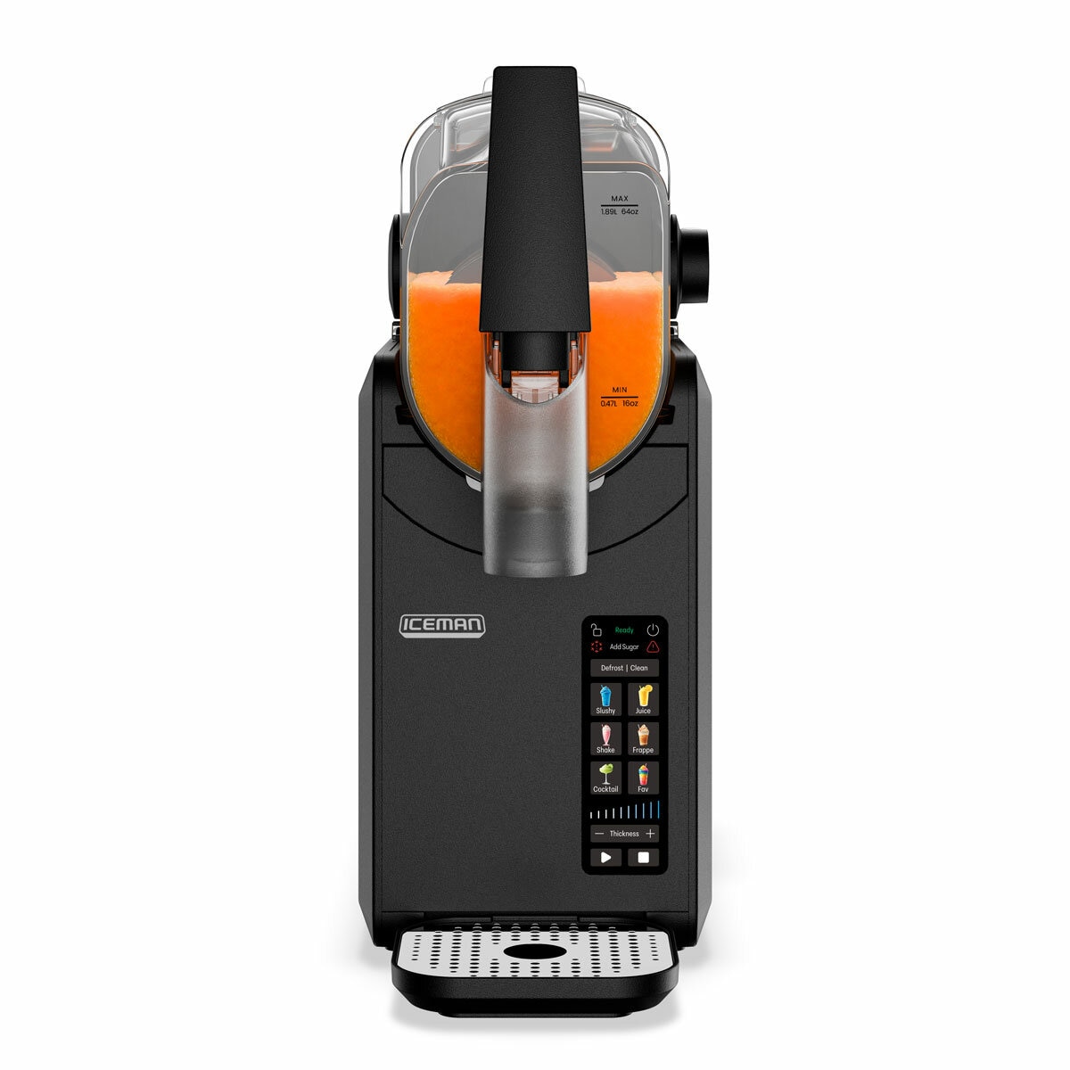 Front Profile of Iceman Slush-Ease Max Slushy Maker making slushi