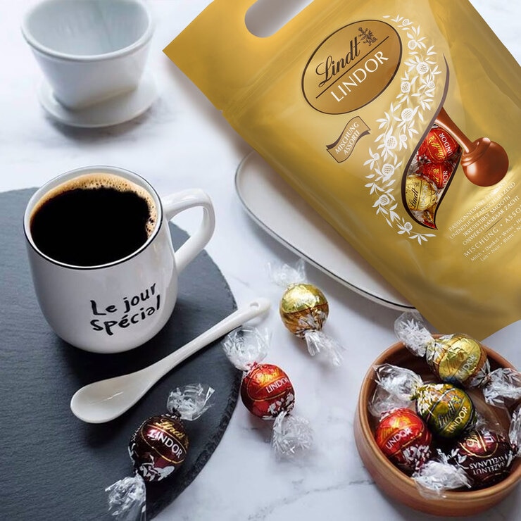 Lindt Lindor Assorted Chocolate Truffles, 1kg Costco UK