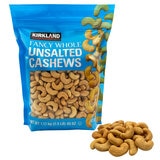 Kirkland Signature Fancy Whole Unsalted Cashews