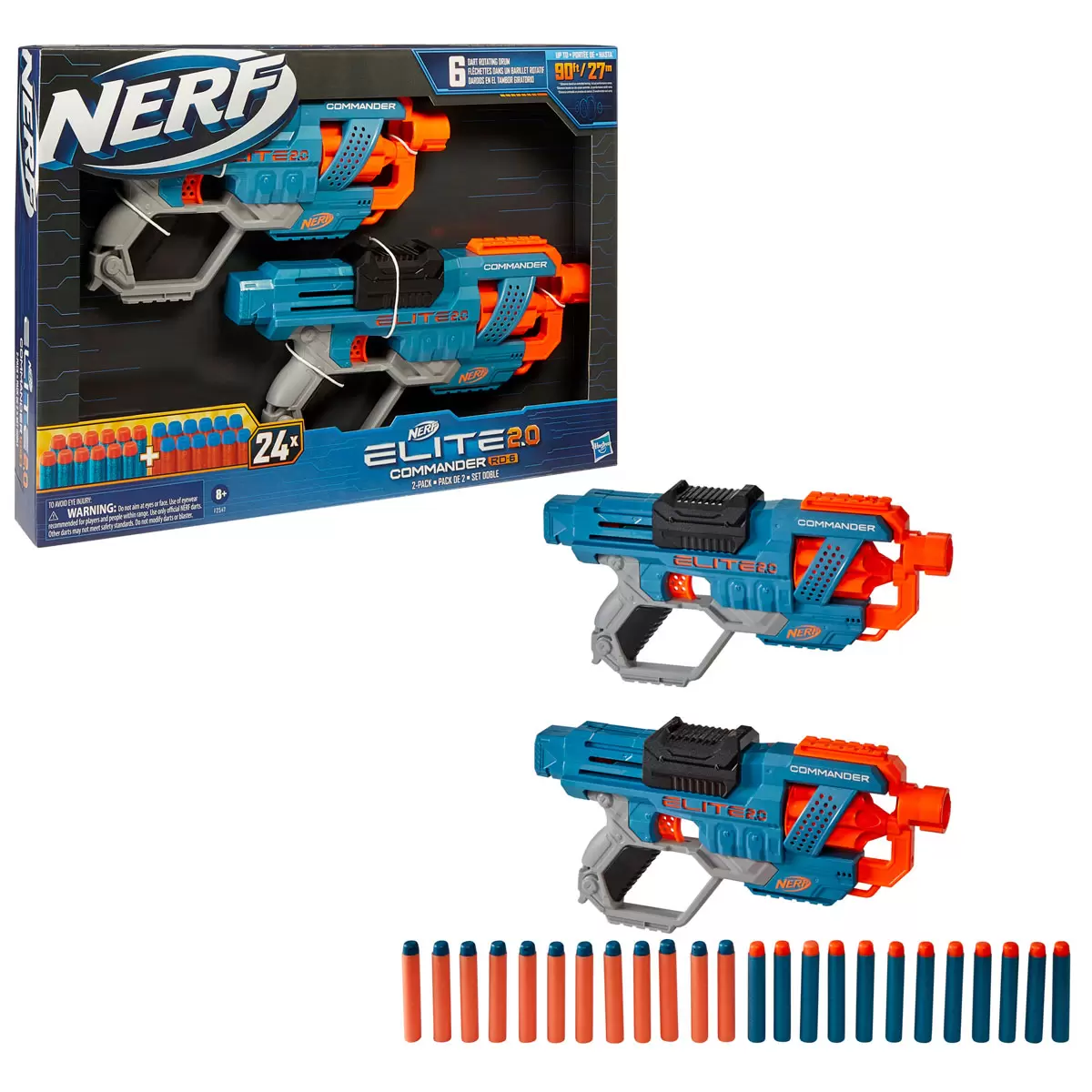 NERF Elite 2.0 Tactical Blaster - 3pk